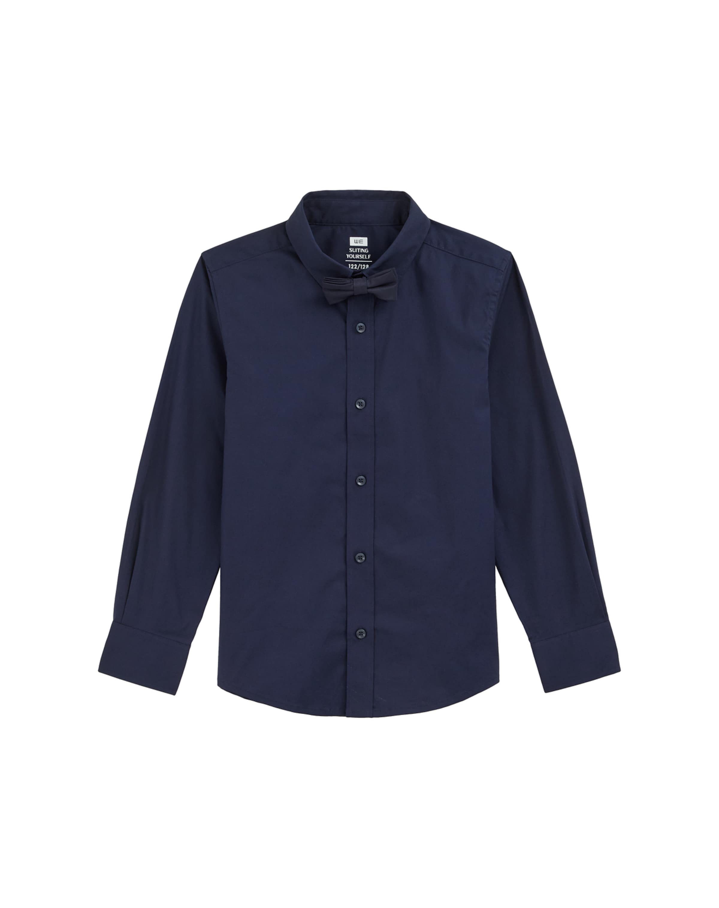 WE Fashion Regular fit Πουκάμισο σε μπλε: μπροστά