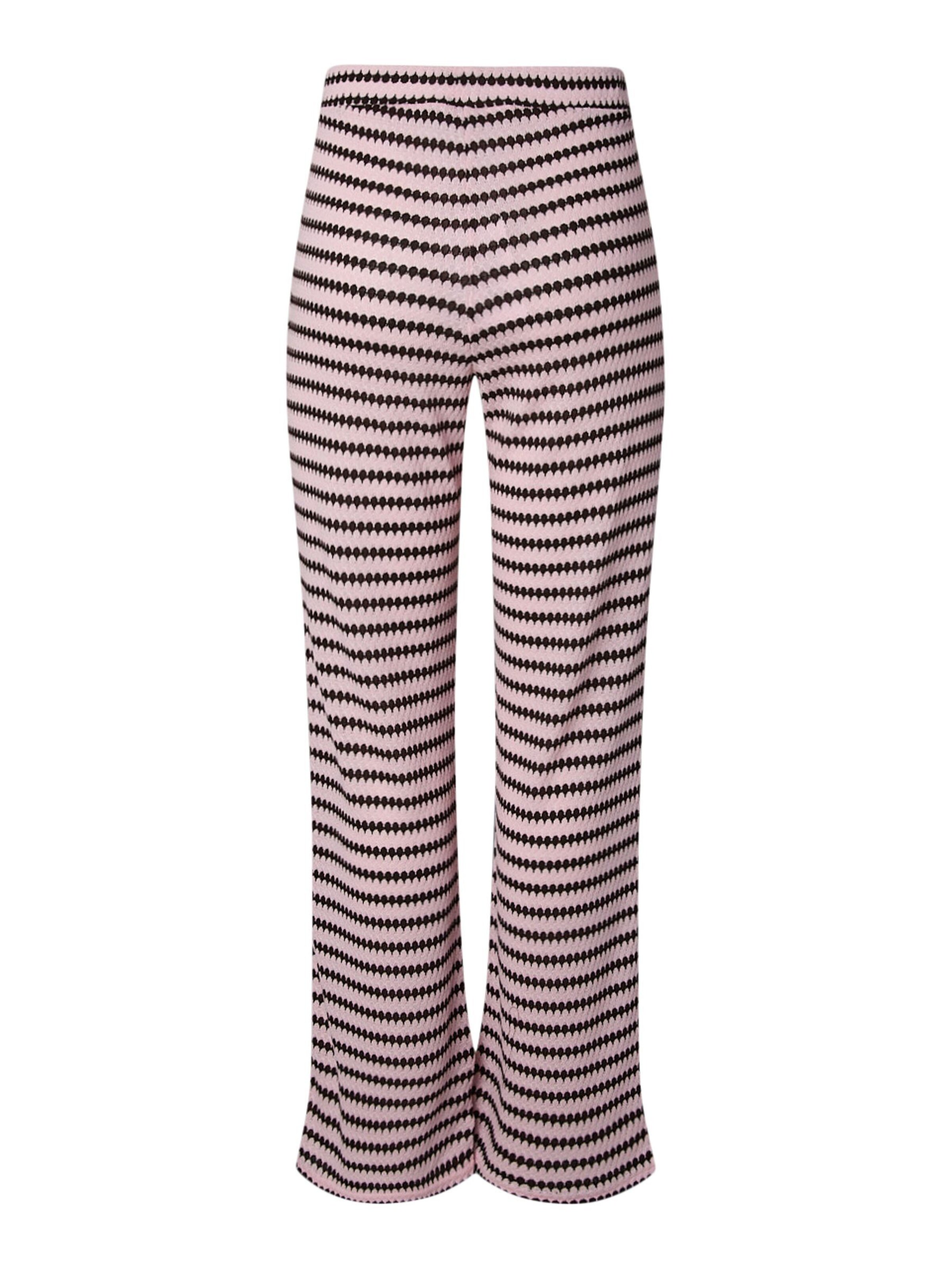 PIECES Loosefit Broek 'PCJeya' in Roze