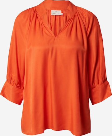 Camicia da donna 'Dahlia' di Kaffe in arancione: frontale