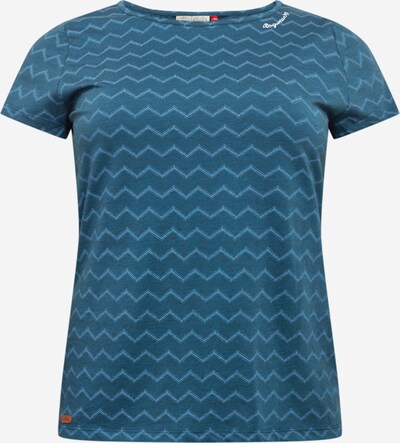 Ragwear Plus T-shirt 'MINT' en bleu marine / bleu clair, Vue avec produit
