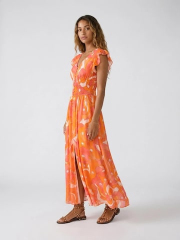 Miss June Šaty 'Robe Longue Scarlett' – oranžová