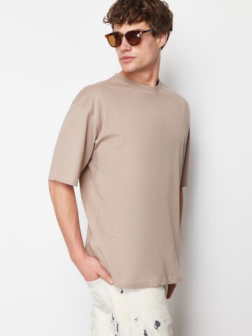 Trendyol Shirt in Brown: front
