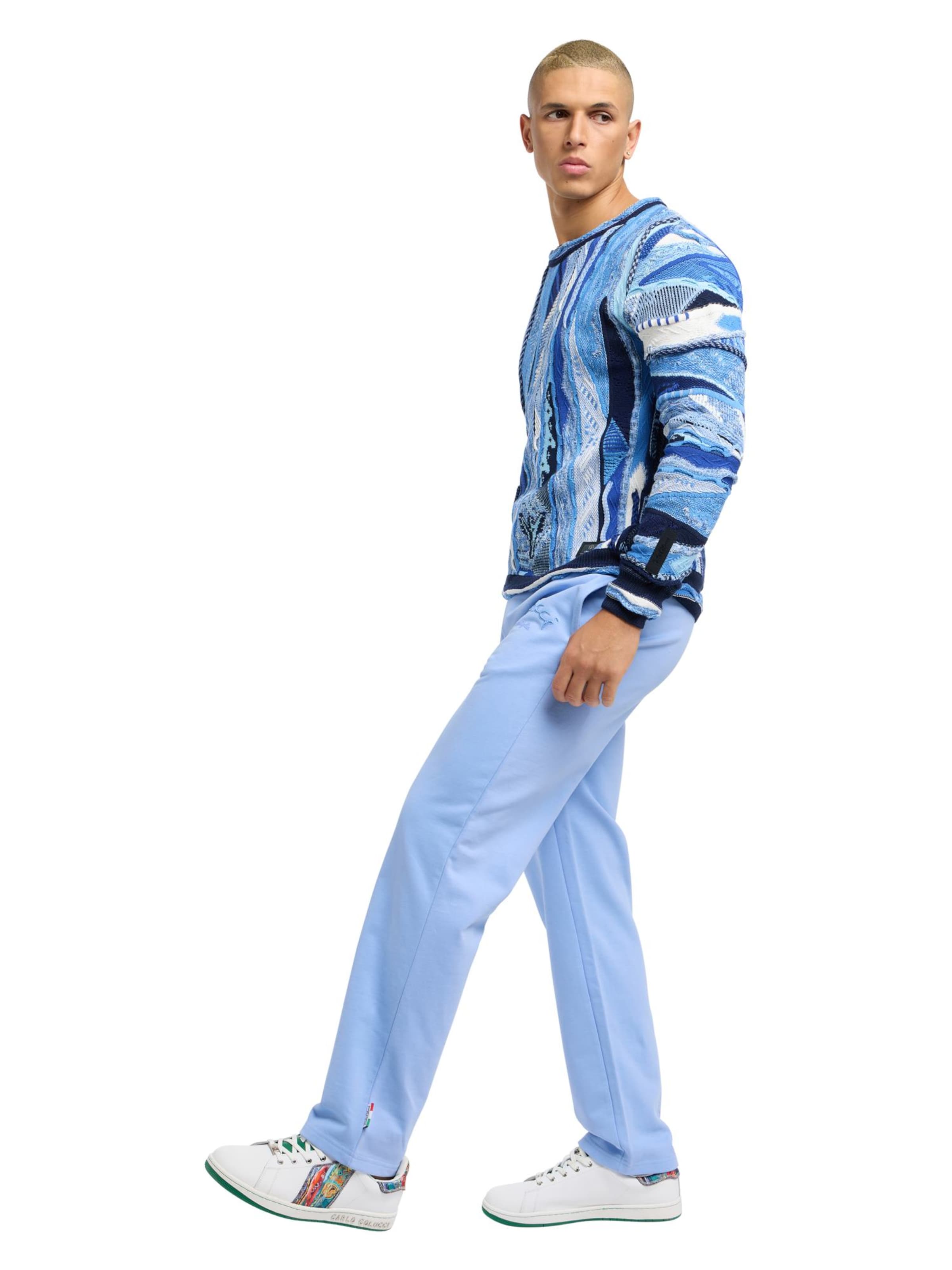 Carlo Colucci Trui 'Dondi' in Blauw