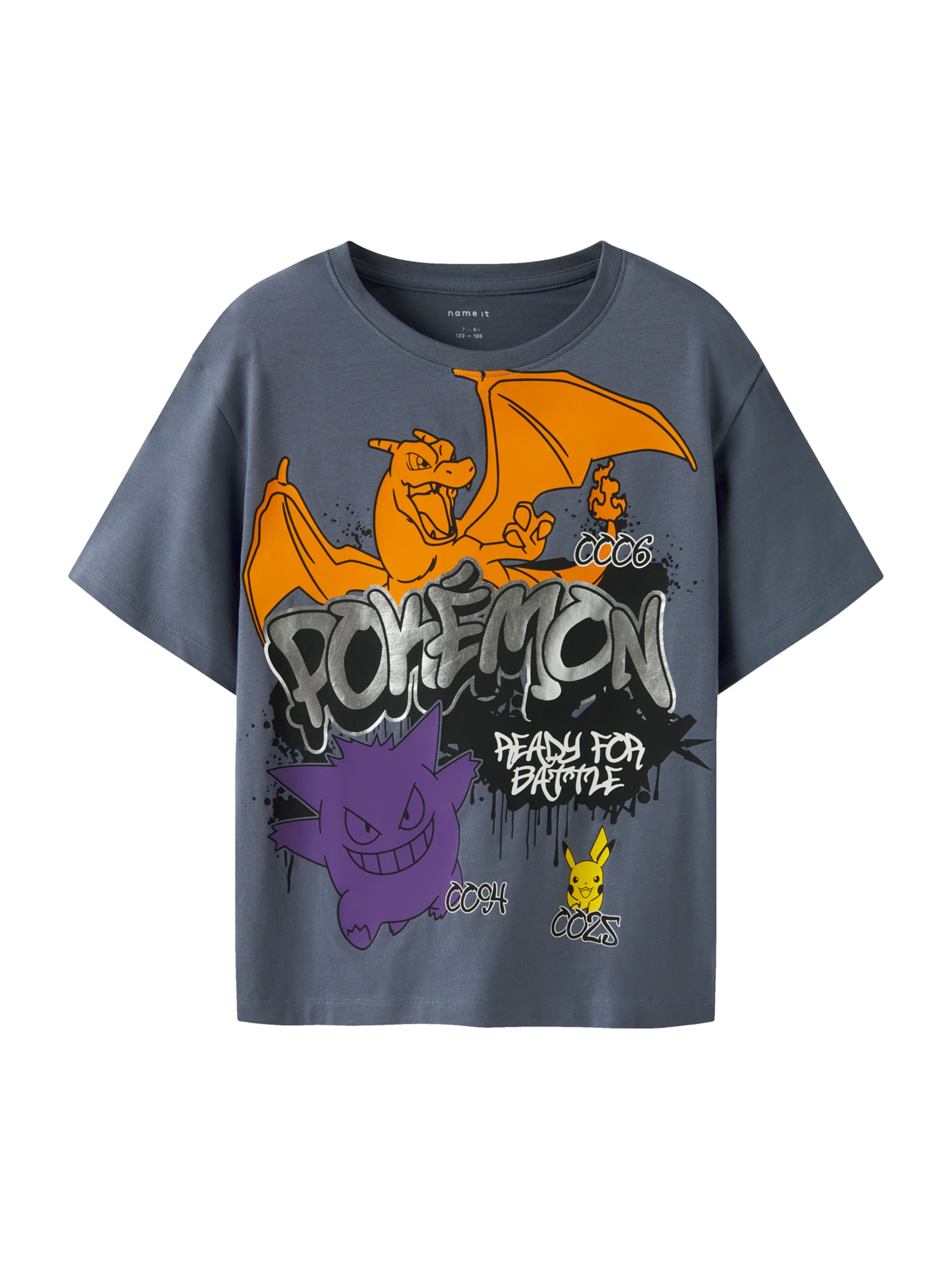 NAME IT - Camiseta 'NKMNirel Pokemon' en azul: frente