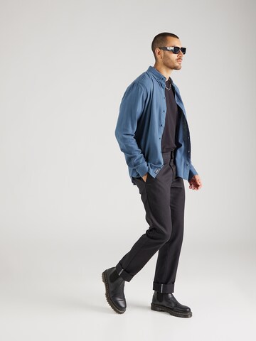 BLEND Regular fit Overhemd in Blauw