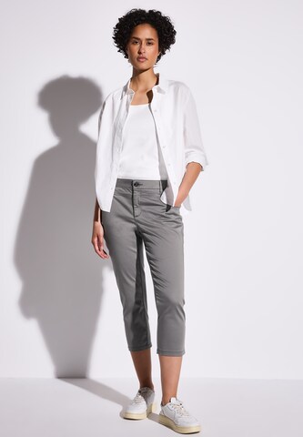 STREET ONE Slimfit Hose in Grau