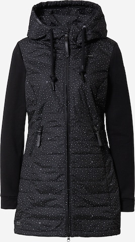 Ragwear Between-Season Jacket 'Lucinda' in Black: front