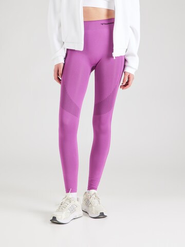 Hummel - Skinny Pantalón deportivo en lila: frente