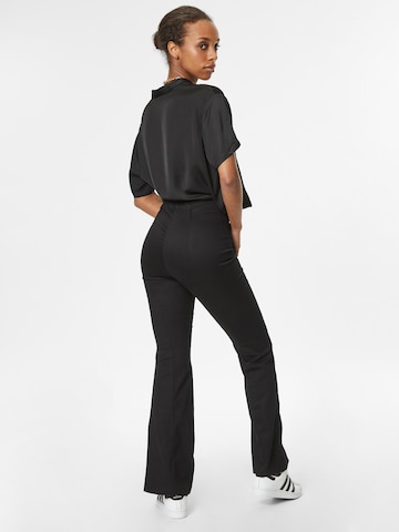 évasé Pantalon à plis Monki en noir