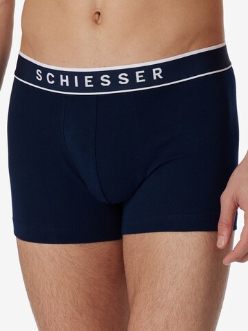 SCHIESSER Boxer shorts in Blue: front