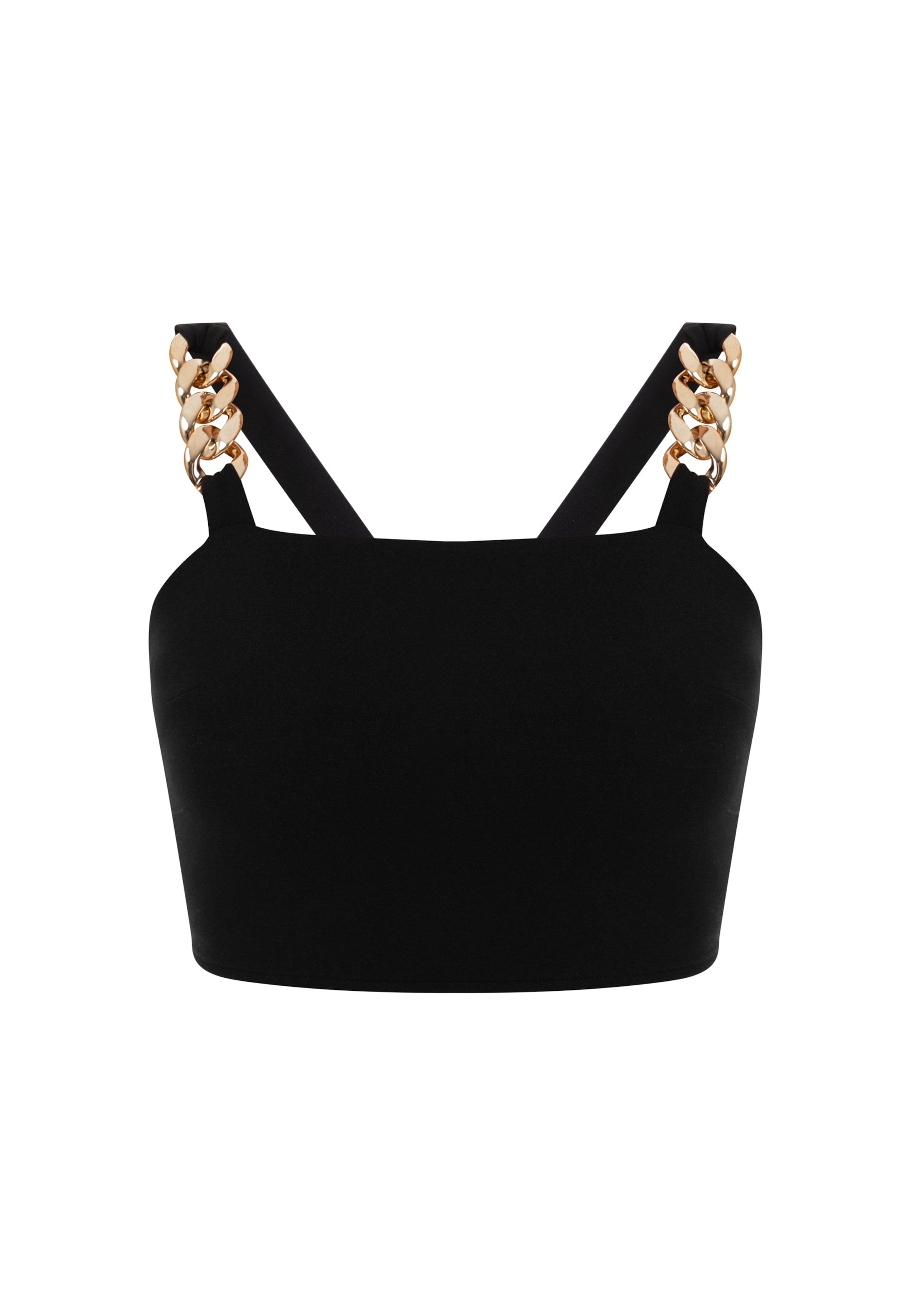 juoda faina Palaidinė be rankovių: priekis