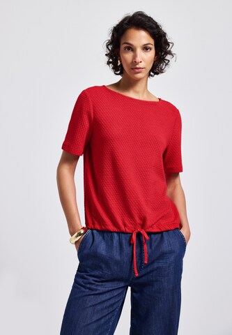 STREET ONE Shirt in Red: front