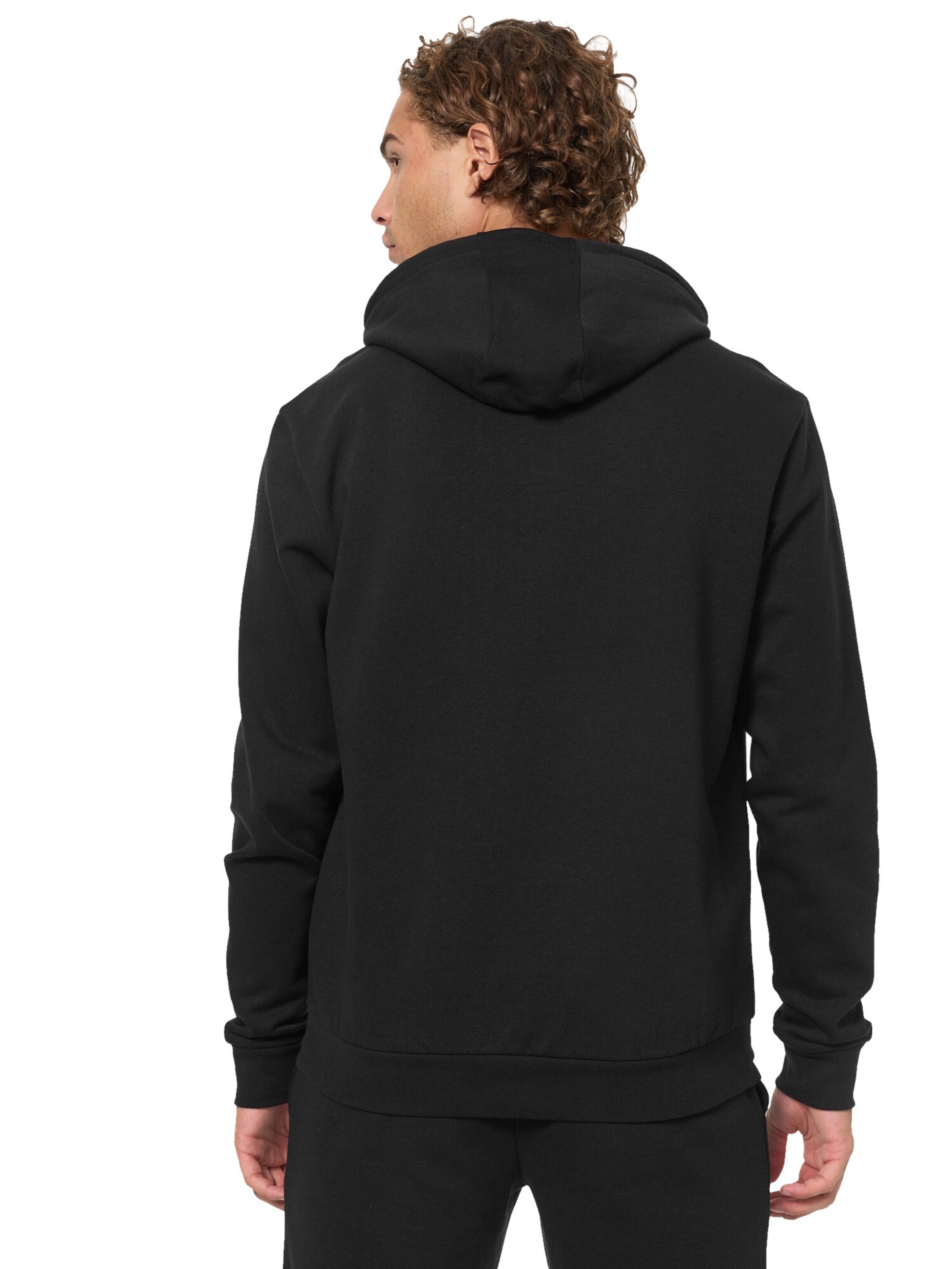 LONSDALE Mikina 'Stotfield' - Čierna