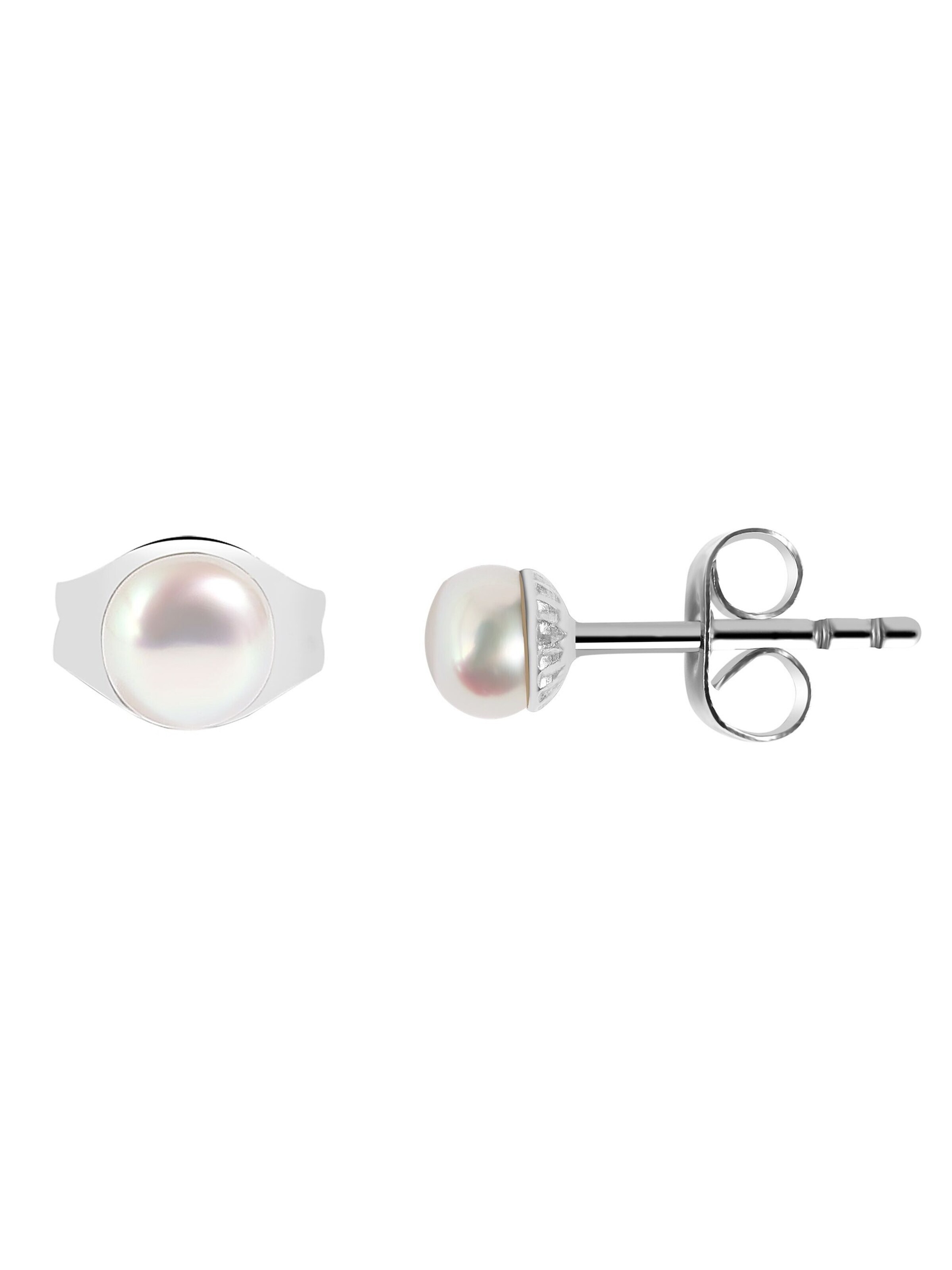 Akzent Earrings 'Chau, silberfarbig, langlebig' in Silver