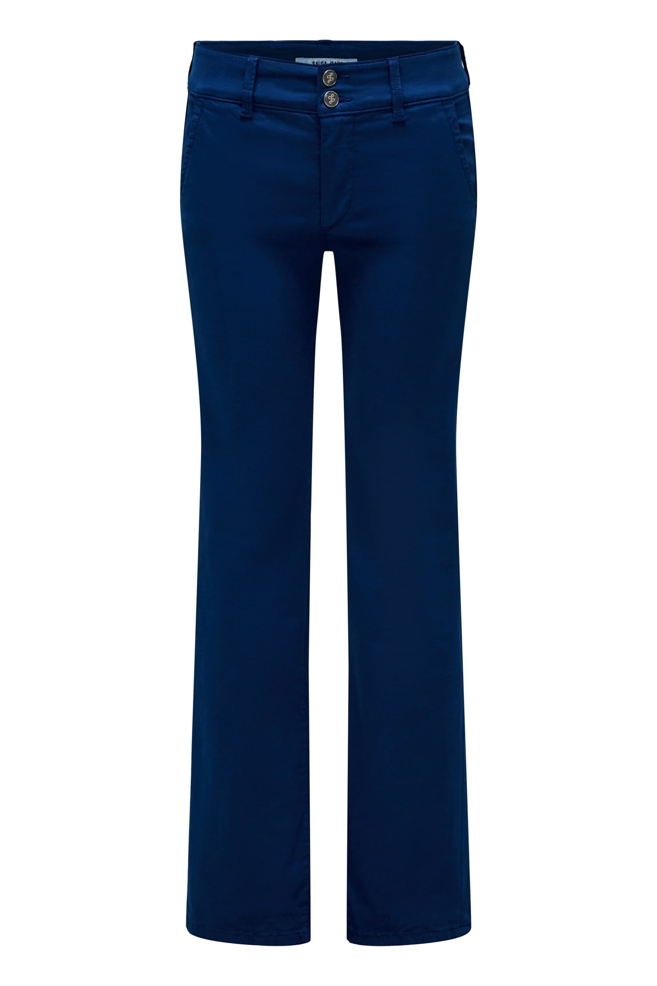 Salsa Jeans Regular ChinoHosen Secret in Blau: Vorderseite