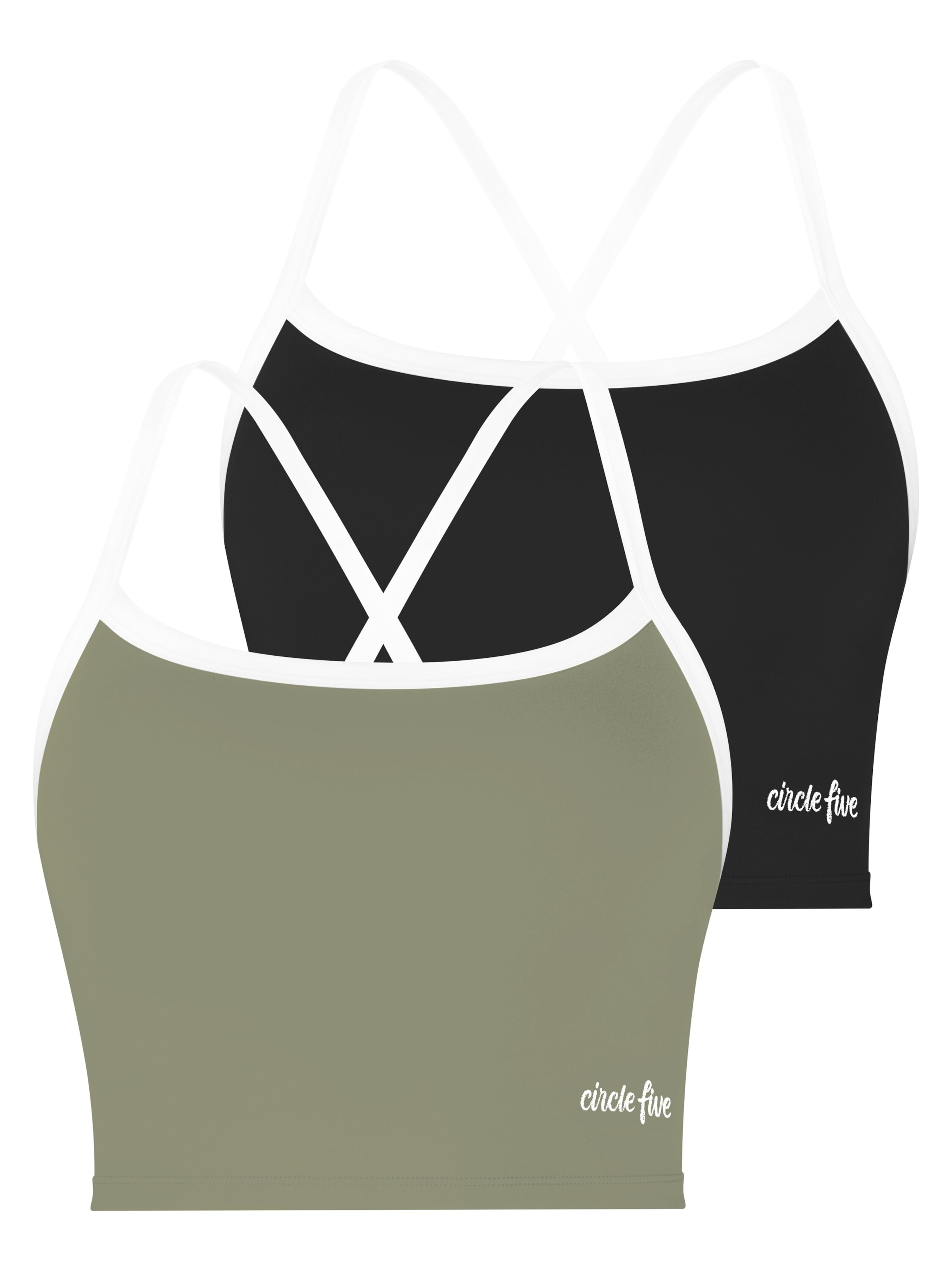 normani Sports top in Green: front