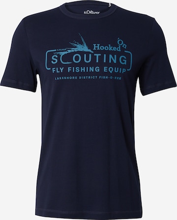 s.Oliver Shirt in Blue: front