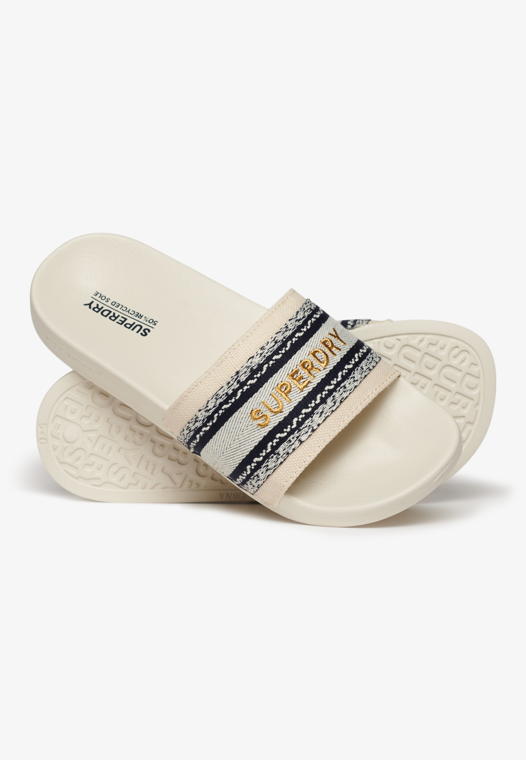 Superdry Strand-/badschoen in Beige
