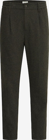 Casual Friday - Calças chino ' CFMARC ' em preto: frente