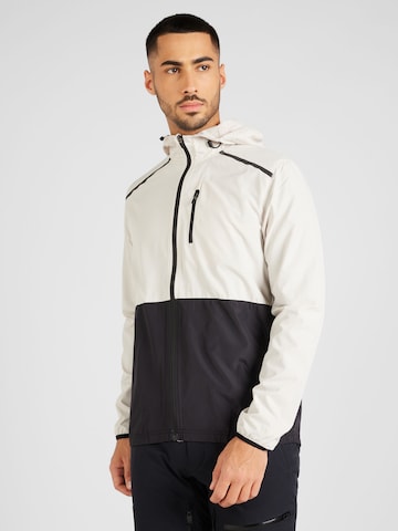 ENDURANCE Athletic Jacket 'Hugoee' in Beige: front