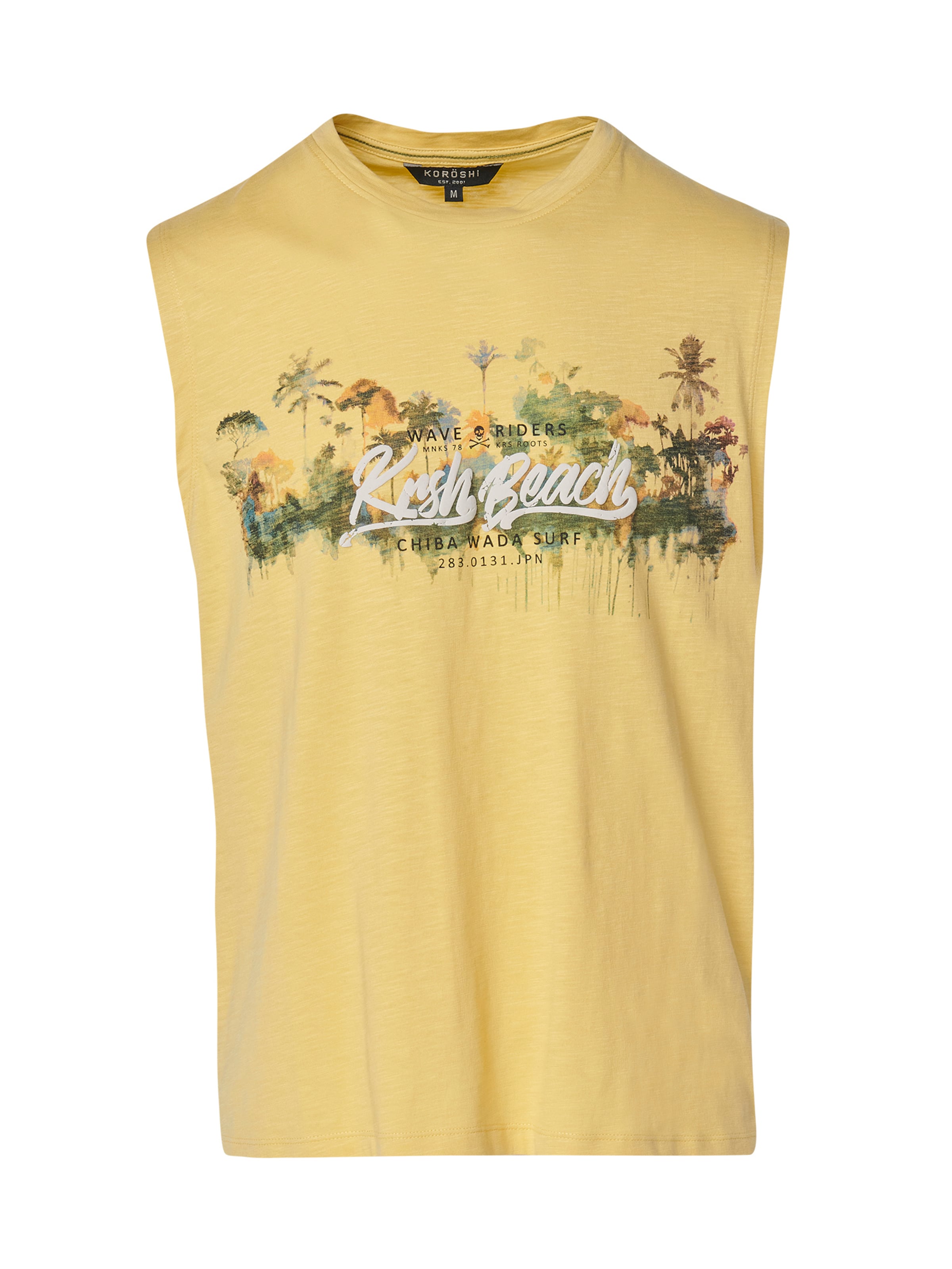 KOROSHI Shirt in Yellow: front