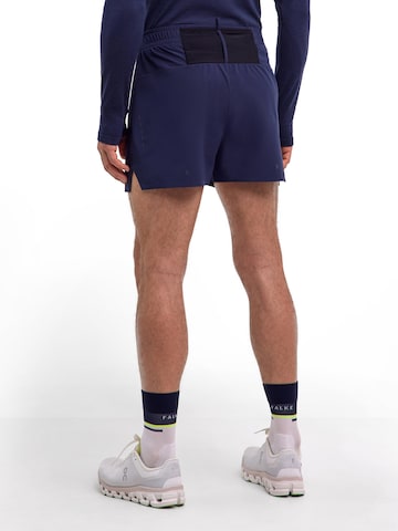 FALKE Regular Workout Pants in Blue