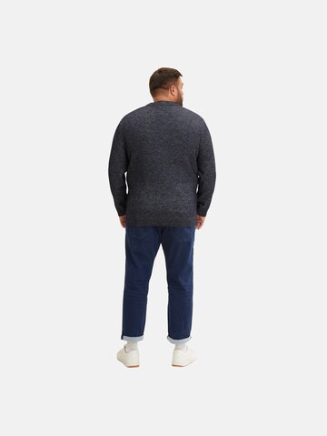 TOM TAILOR Men + Sweater in Blue