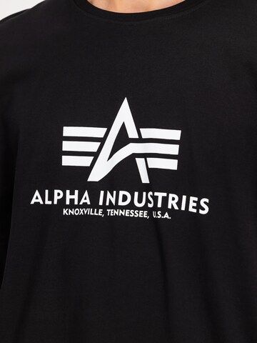 Tricou de la ALPHA INDUSTRIES pe negru
