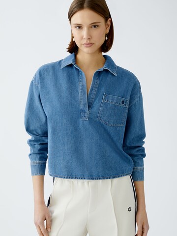 OUI Blouse in Blue: front