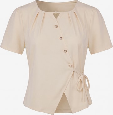 usha BLACK LABEL - Blusa em bege: frente