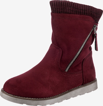 ambellis Boots in Red: front