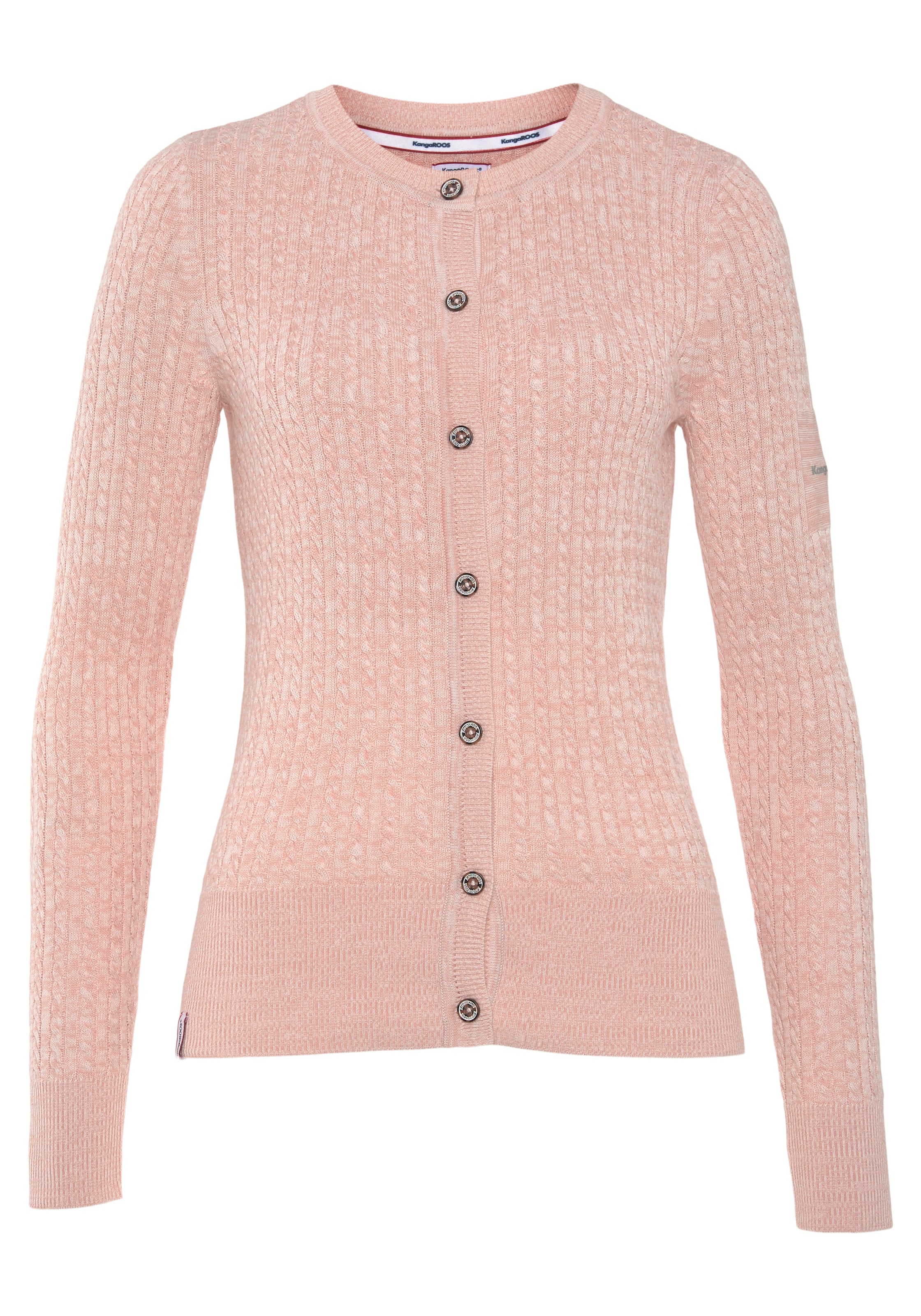 KangaROOS Strickjacke in Pink: Vorderseite