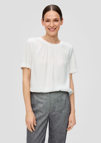 s.Oliver BLACK LABEL Blouse in White: front