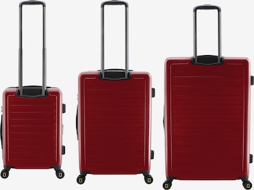 National Geographic Suitcase Set 'CRUISE' in Red