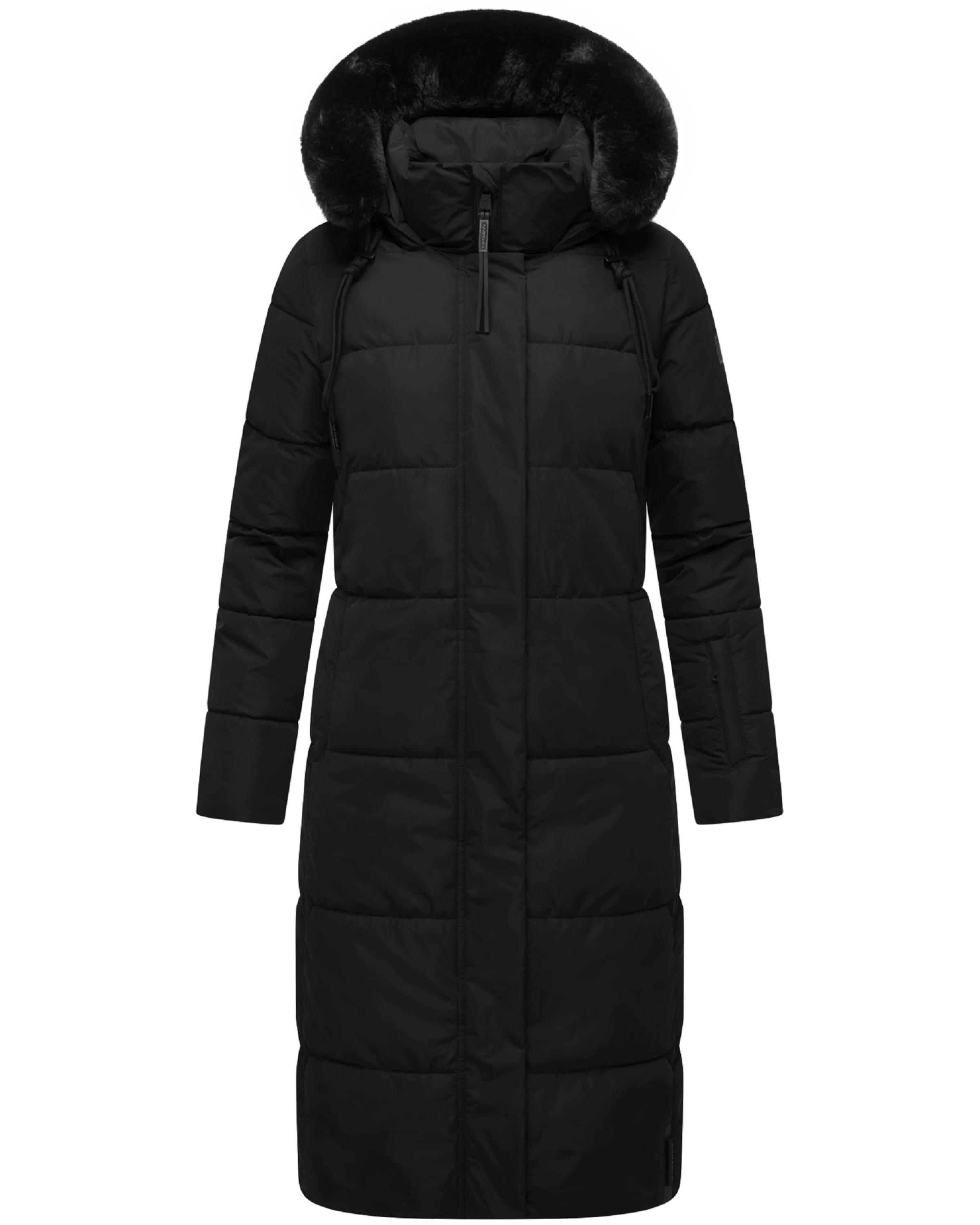 NAVAHOO Зимнее пальто 'Blitzliebe XIV' в Черный: спереди