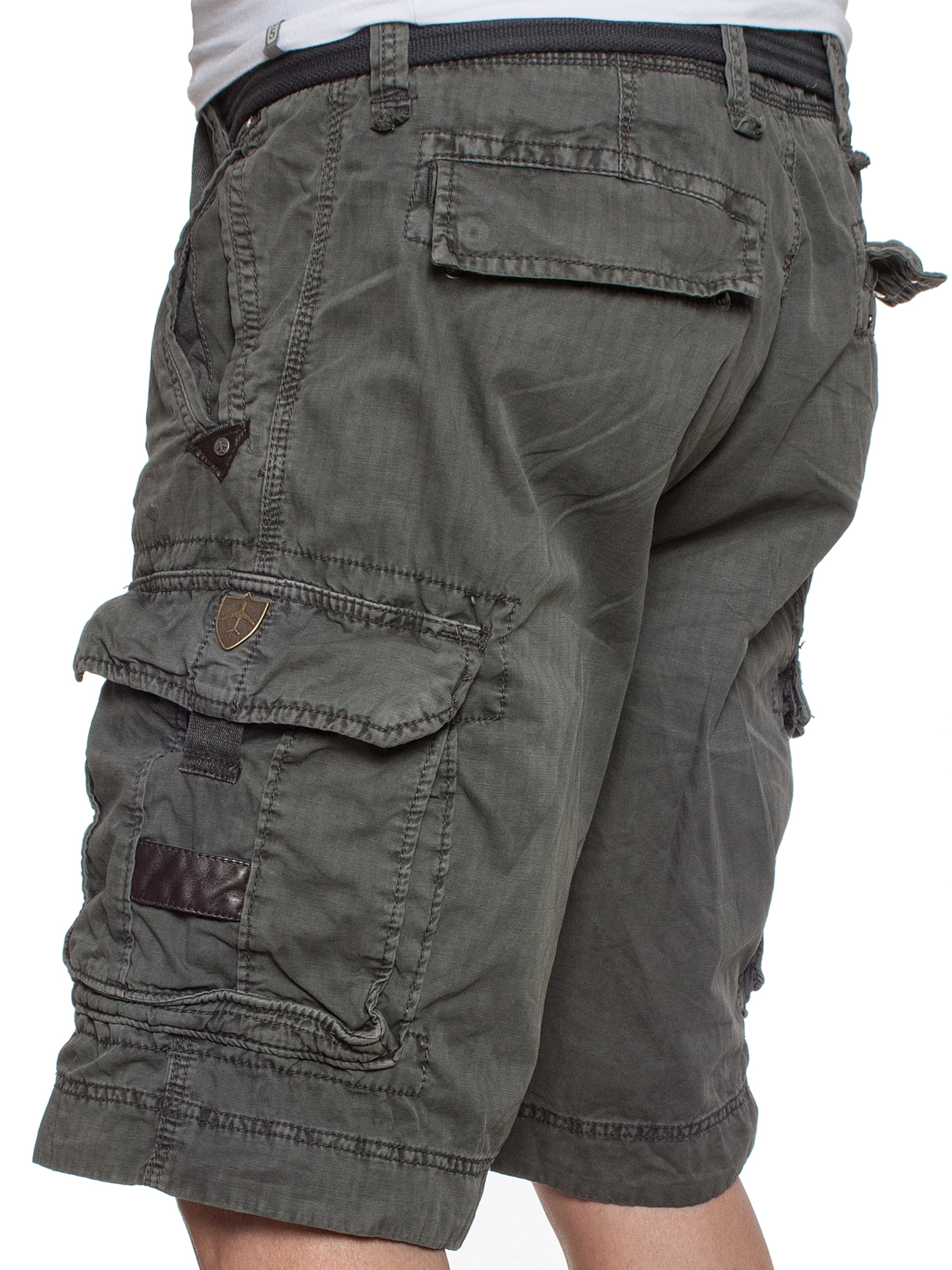 JET LAG Regular Cargo Pants 'Take Off 7' in Grey