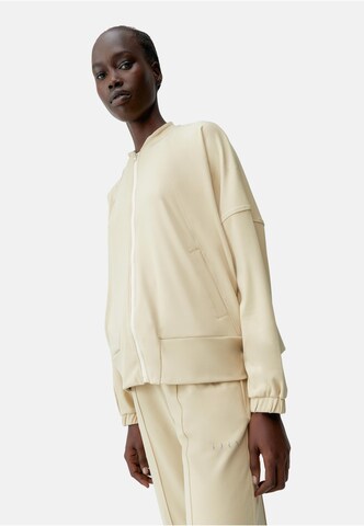 Veste de survêtement 'Leila' Born en beige : devant
