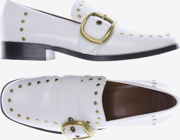 COACH Flats & Loafers in 39 in White: front
