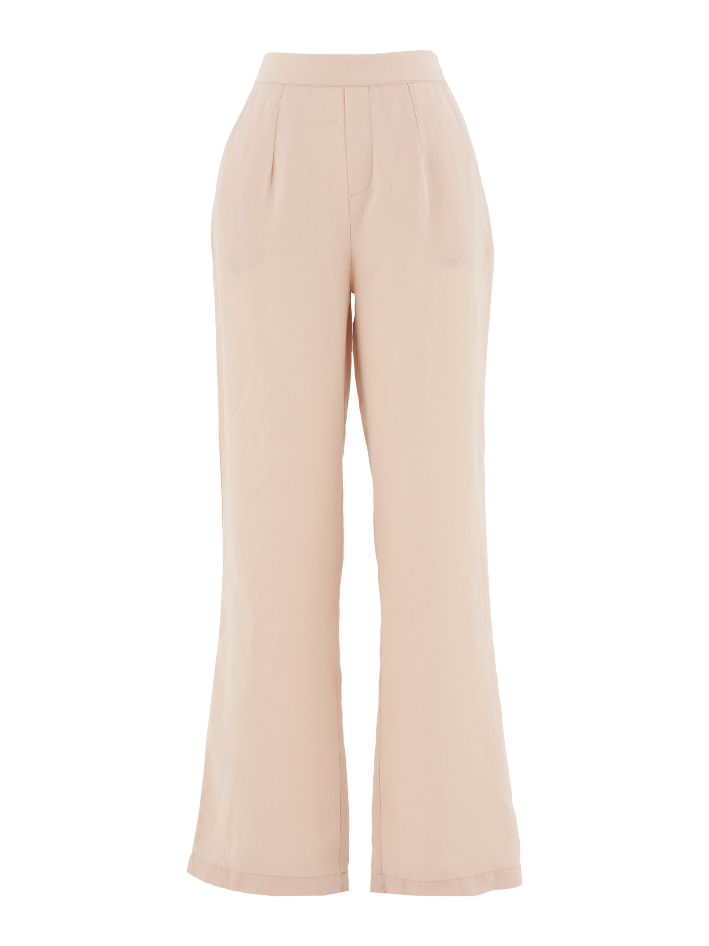 Organication Wide Leg Hose in Beige: Vorderseite