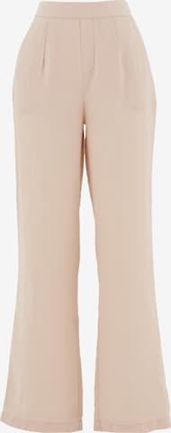 Organication Wide Leg Hose in Beige: Vorderseite