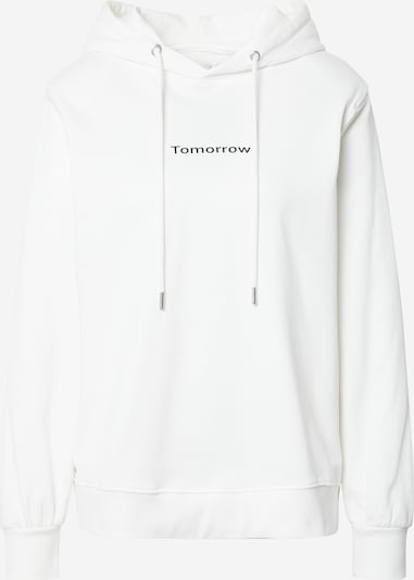 TOMORROW Sweatshirt in ecru / schwarz, Produktansicht