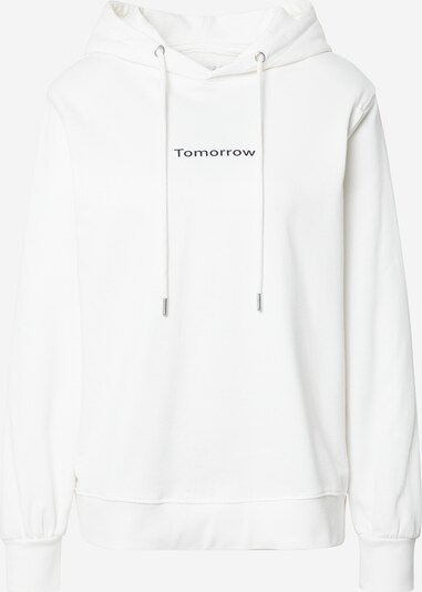 TOMORROW Sweat-shirt en écru / noir, Vue avec produit