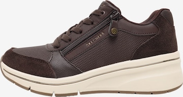 SKECHERS Rövid szárú sportcipők 'BILLION FLEX - LUXE UP' - barna: elől