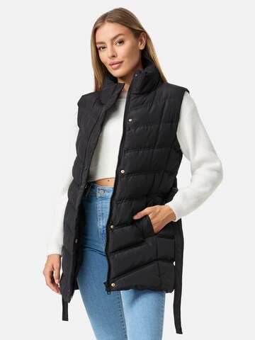 Threadbare Bodywarmer 'Cruz' in Zwart