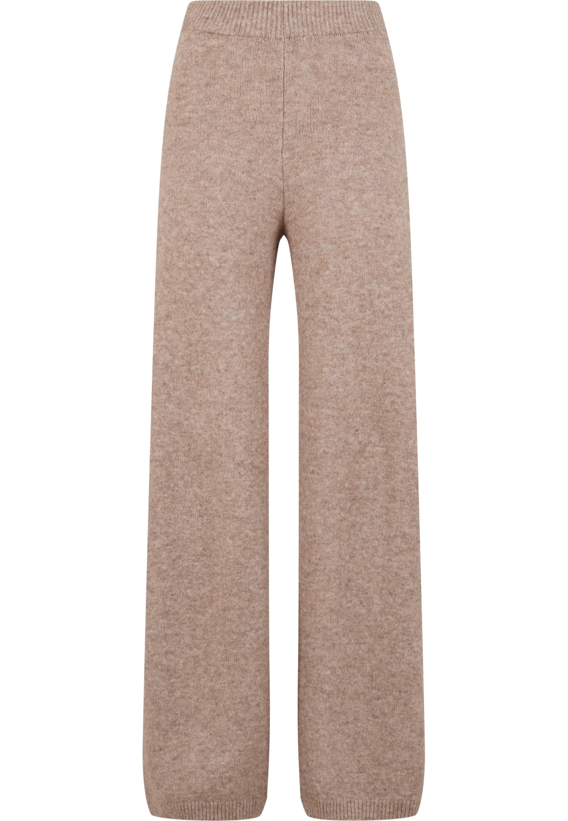 Urban Classics Kalhoty – hnědá: přední strana