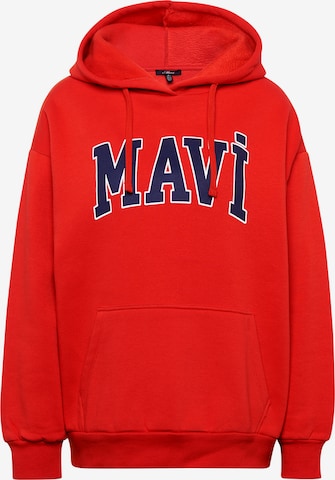 Mavi Sweatshirt 'MAVI ' in Red: front