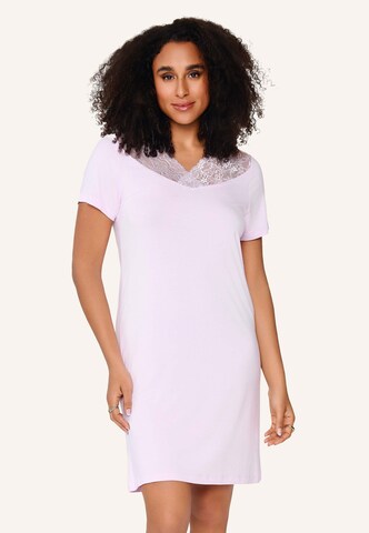 Chemise de nuit LingaDore en rose : devant