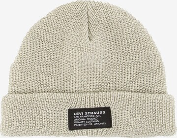 LEVI'S ® Mütze 'CROPPED BEANIE - NO HORSE PULL PATCH' in Beige: predná strana