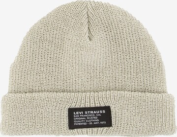 LEVI'S Beanie 'CROPPED BEANIE - NO HORSE PULL PATCH' in Beige: front
