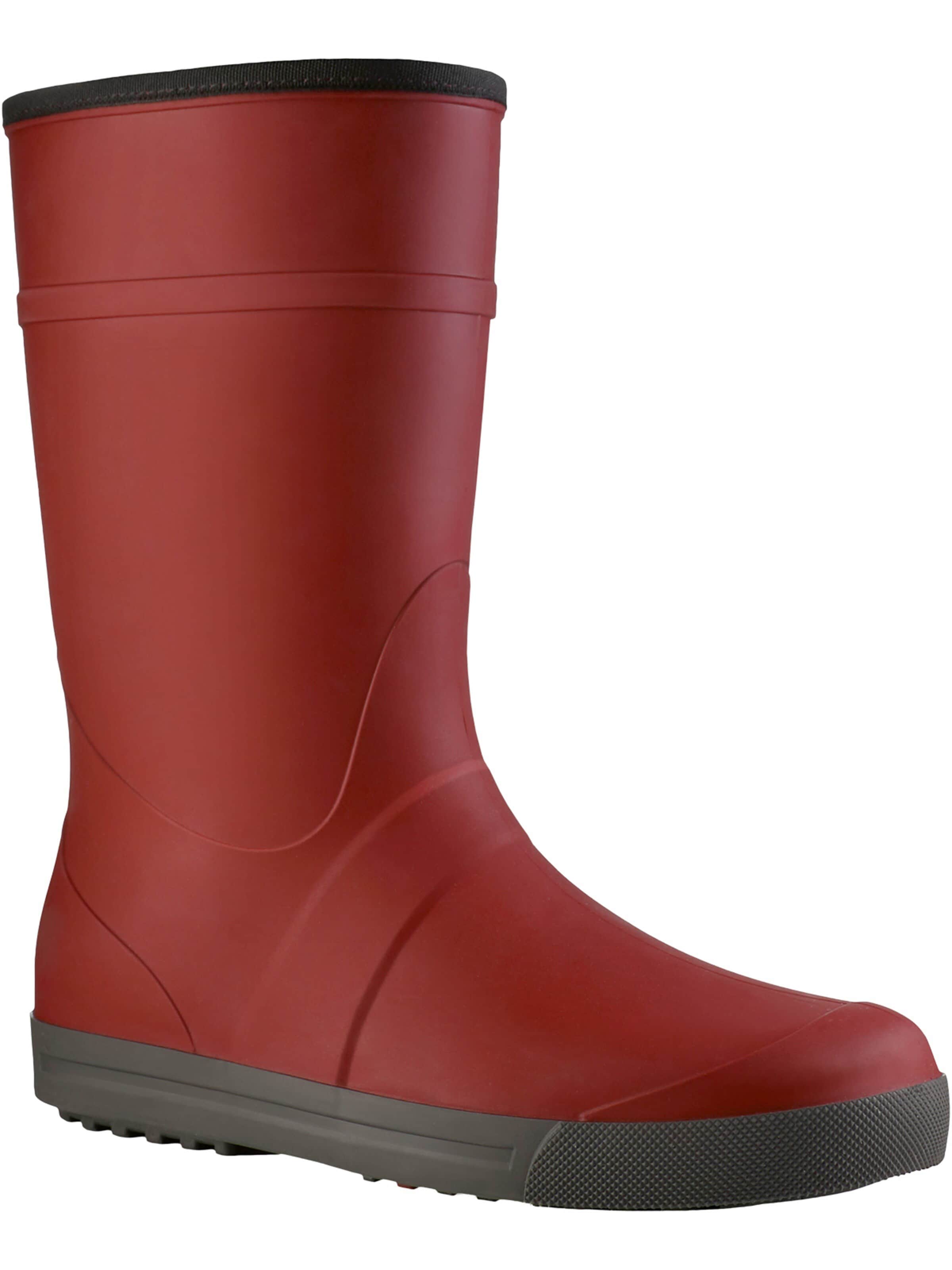 DUNLOP Rubber boot 'Gummistiefel Amsterdammer in dunkelrot' in Red: front